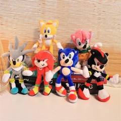 30CM Sonic the Hedgehog Cosplay Soft Material Anime Plush Toy Dolls