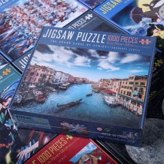 1000PCS/BOX The Grand Canal of Venice For Kids Anime Jigsaw Puzzle