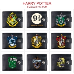 13 Styles Harry Potter Cartoon Pattern PU Coin Purse Anime Short Wallet