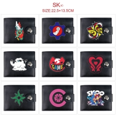 9 Styles SK∞/SK8 the Infinity Cartoon Pattern PU Coin Purse Anime Short Wallet