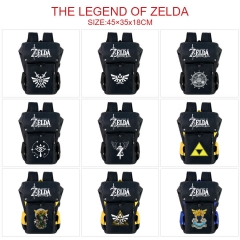 9 Styles The Legend Of Zelda USB Charging Laptop Canvas School Bag for Student Anime Backpack
