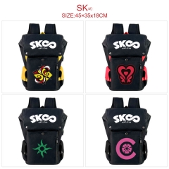 5 Styles SK∞/SK8 the Infinity USB Charging Laptop Canvas School Bag for Student Anime Backpack