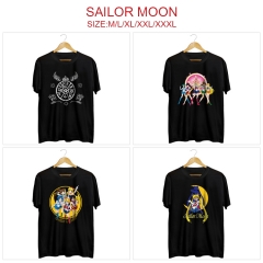 7 Styles Pretty Soldier Sailor Moon Color Printing Anime T Shirt