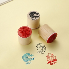 3 Styles SPY X FAMILY Wooden Anime Stamp