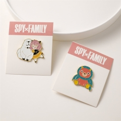 2 Styles SPY X FAMILY Brooch Anime Badge