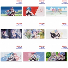 15 Styles (90*40*0.3CM) Re: Zero/Re:Life in a Different World from Zero Anime Mouse Pad