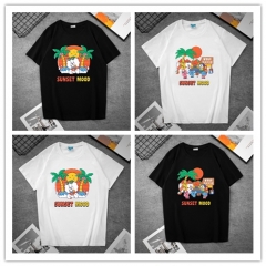 16 Styles K-POP BTS Bulletproof Boy Scouts Cartoon Character Pattern Anime T Shirts