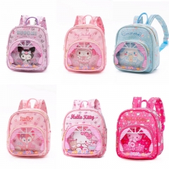 6 Styles My Melody Kuromi For Kids Anime Backpack Bag 20CM