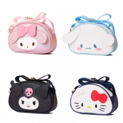 4 Styles My Melody Kuromi Cinnamoroll Hello Kitty For Kids Anime Shoulder Bags 20CM