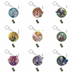 9 Styles Aotu Cartoon Anime Acrylic Keychain