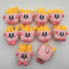 12CM 10PCS/SET Kirby Anime Plush Toy Doll Pendant