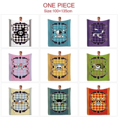 10 Styles 100x135CM One Piece Quilt Double Printed Anime Summer Blanket
