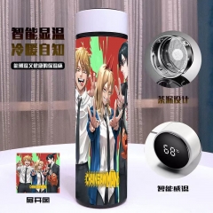 2 Styles Chainsaw Man Temperature Intelligentize Displayer Anime Vacuum Cup