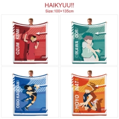 6 Styles 100x135CM Haikyuu Quilt Double Printed Anime Summer Blanket