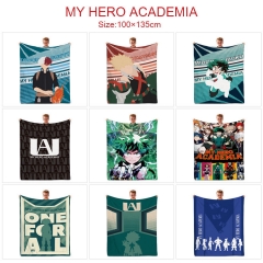 9 Styles 100x135CM My Hero Academia/Boku no Hero Academia Quilt Double Printed Anime Summer Blanket