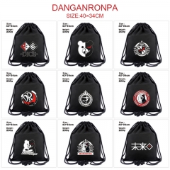 9 Styles Danganronpa: Trigger Happy Havoc 3D Digital Print Anime Drawstring Bag