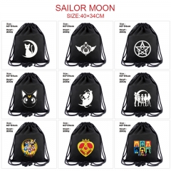 11 Styles Pretty Soldier Sailor Moon 3D Digital Print Anime Drawstring Bag