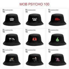 9 Styles Mob Psycho 100 Fisherman Sun Hat Cap Anime Bucket Hat