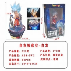 17CM Q Version Dragon Ball Z Son Goku Anime PVC Figure Toy With Light