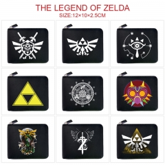 10 Styles The Legend Of Zelda Cosplay Cartoon PU Anime Zipper Wallet Purse