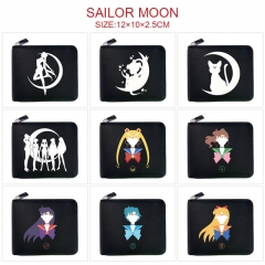 17 Styles Pretty Soldier Sailor Moon Cosplay Cartoon PU Anime Zipper Wallet Purse