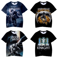 8 Styles Moon Knight Cosplay 3D Printing Anime T shirts