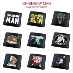 11 Styles Chainsaw Man Cosplay Cartoon PU Anime Wallet Purse