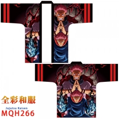 3 Styles Jujutsu Kaisen Cartoon Color Printing Anime Kimono Shirts