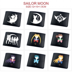 15 Styles Pretty Soldier Sailor Moon Cosplay Cartoon PU Anime Wallet Purse