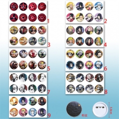 9PCS/SET Naruto Anime Brooch and Pin