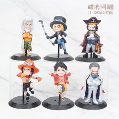 6PCS/SET 10CM One Piece Anime PVC Figure Action Figures