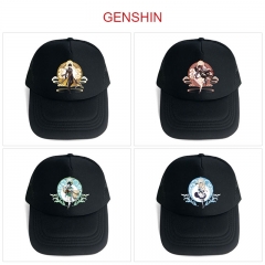 7 Styles Genshin Impact Baseball Cap Anime Sports Hat