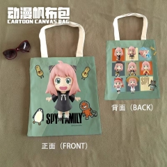 Spy x Family Cartoon Cosplay Decoration Cartoon Character Anime Canvas Tote Bag