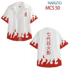3 Styles Naruto Cartoon Color Printing Anime Short Sleeve T Shirt
