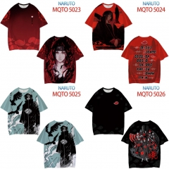 11 Styles Naruto Cartoon Color Printing Anime T Shirt