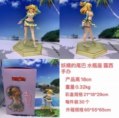 18CM Fairy Tail Lucy Heartfilia Sexy Anime PVC Figure Toys