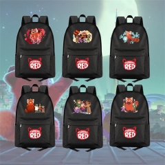 22 Styles Turning Red Cartoon Anime Backpack Bags