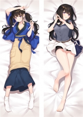 (50*150CM) 2 Styles Lycoris Recoil Soft Bolster Body Anime Long Pillow