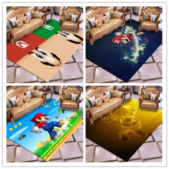35 Styles 80*120CM Super Mario Bro Cartoon Color Printing Anime Carpets