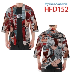 3 Styles My Hero Academia/Boku no Hero Academia Cartoon Color Printing Short Sleeve T Shirt Anime Kimono