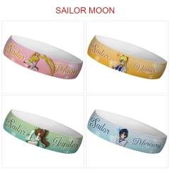 5 Styles Pretty Soldier Sailor Moon Cartoon Color Printing Sweatband Anime Headband