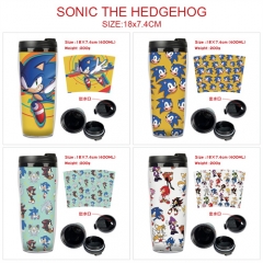 4 Styles Sonic the Hedgehog Cartoon Anime Water Cup