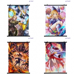 60*90cm 8 Styles Yu Gi Oh Cartoon Pattern Decoration Anime Wallscroll