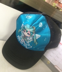 Hatsune Miku Cartoon Cute Baseball Hat Fashion Sports Anime Cap