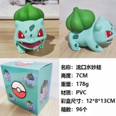 7CM Pokemon Bulbasaur Cute PVC Anime Figure Toy