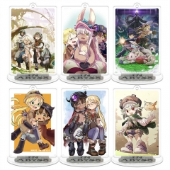 6 Styles Made in Abyss Acrylic Anime Standing Plates