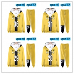 9 Styles City Esperion Cosplay Coat Anime Zipper Jacket+Pants