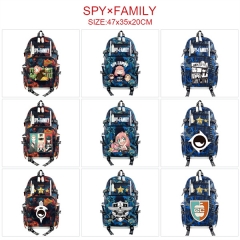 9 Styles Spy×Family Cartoon Cosplay Anime Backpack Bags
