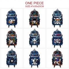 9 Styles One Piece Cartoon Cosplay Anime Backpack Bags