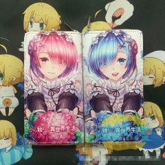 4 Styles 20*10CM Re: Zero/Re:Life in a Different World from Zero PU Long Purse Anime Wallet